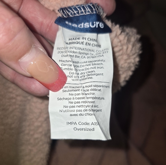 🍁🍂Women's Huge Pullover Warm Blanket Pullover One Size - Picture 3 of 3